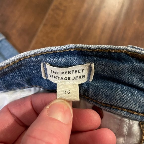 Madewell Perfect Vintage Jeans Size 26 - Picture 3 of 5